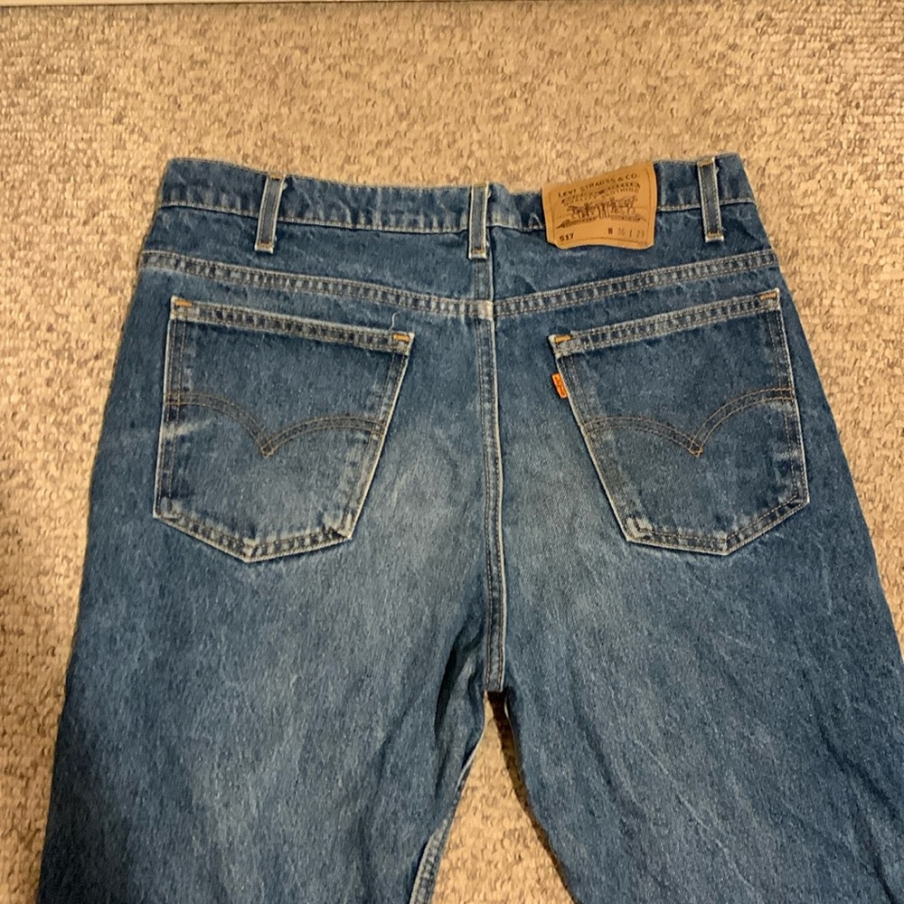 Levi's Indigo Blue Straight Leg Jeans
